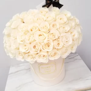 B&BA 50 White Rose Box