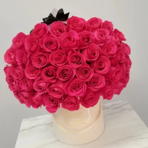 B&BA Hot Pink Rose Box