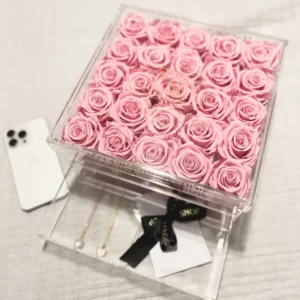 B&BA Pink 25 Eternity Roses