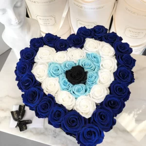 B&BA Evil Eye Eternity Rose Heart
