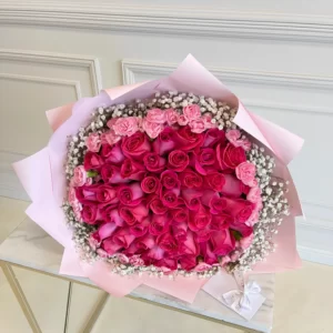 B&BA Hot Pink Chic Bouquet