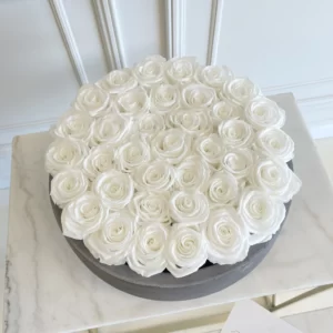 B&BA Eternity Roses Cement Vase